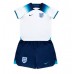Günstige England Babykleidung Heim Fussballtrikot Kinder WM 2022 Kurzarm (+ kurze hosen)